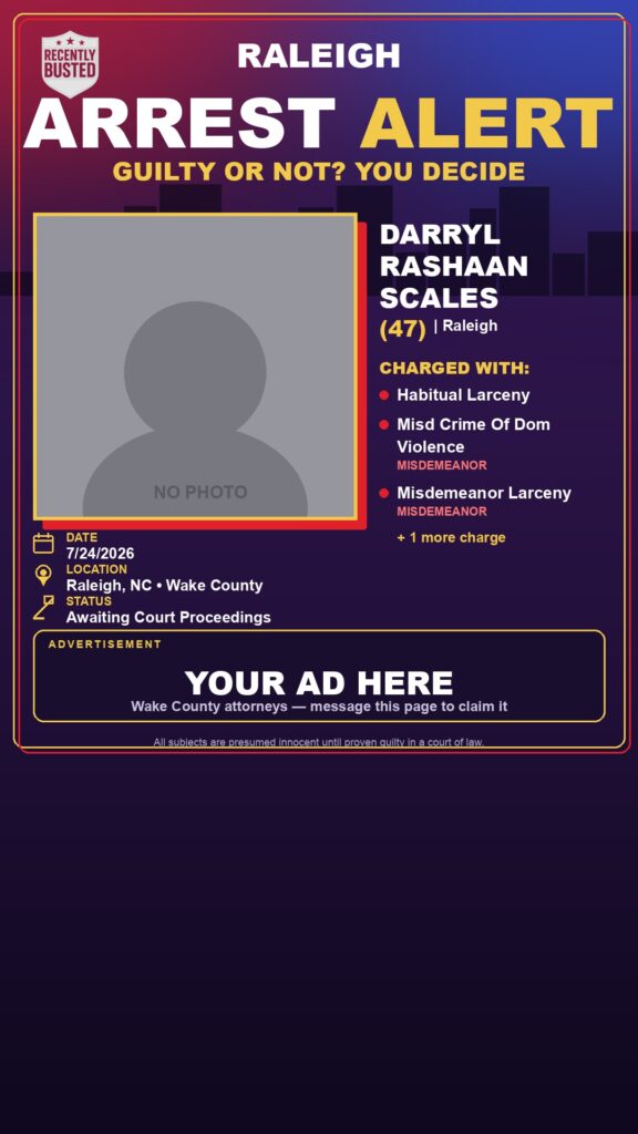 Booking photo of DARRYL RASHAAN SCALES