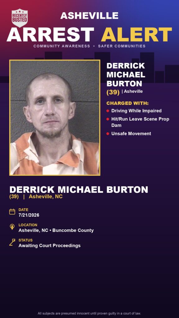 Booking photo of DERRICK MICHAEL BURTON