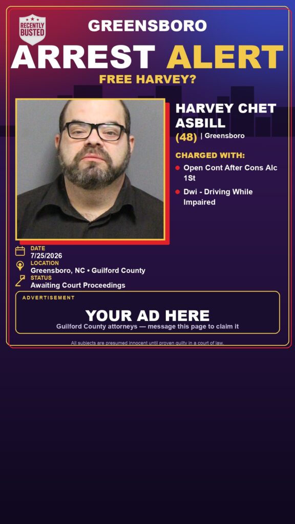 Booking photo of HARVEY CHET ASBILL