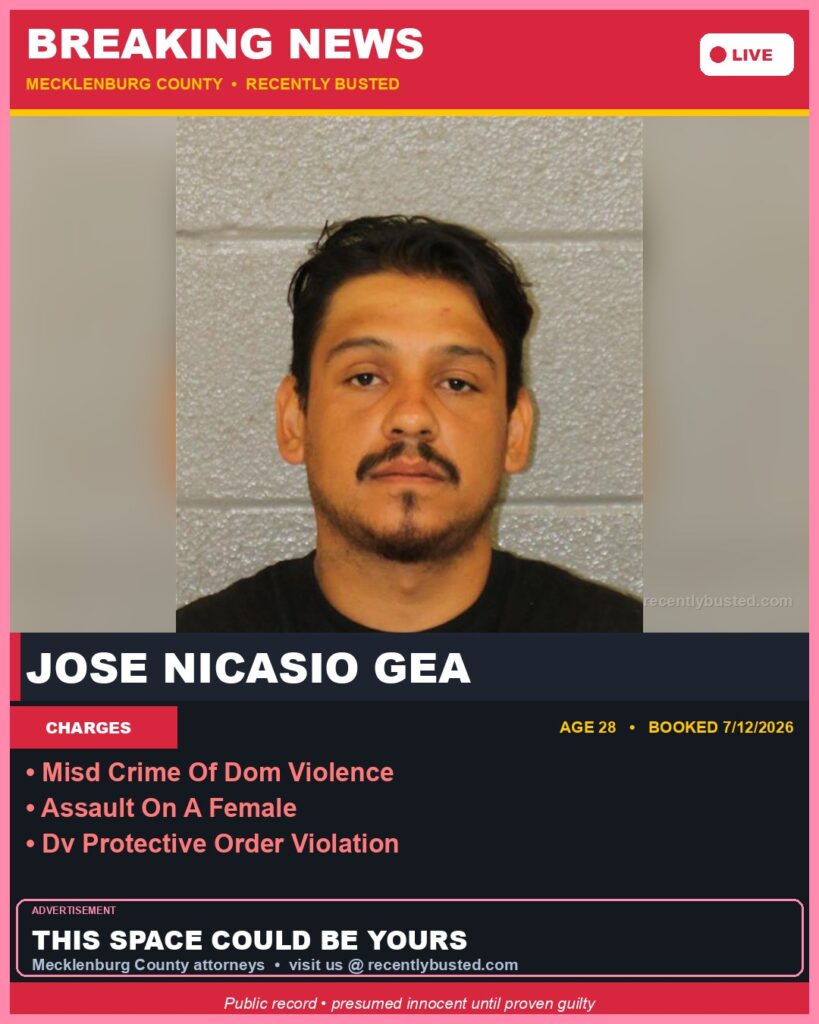 Booking photo of JOSE NICASIO GEA