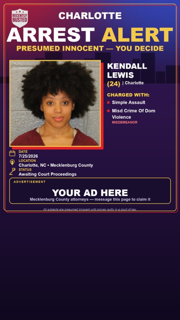 Booking photo of KENDALL LEWIS