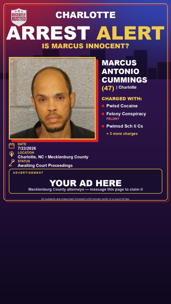 Booking photo of MARCUS ANTONIO CUMMINGS