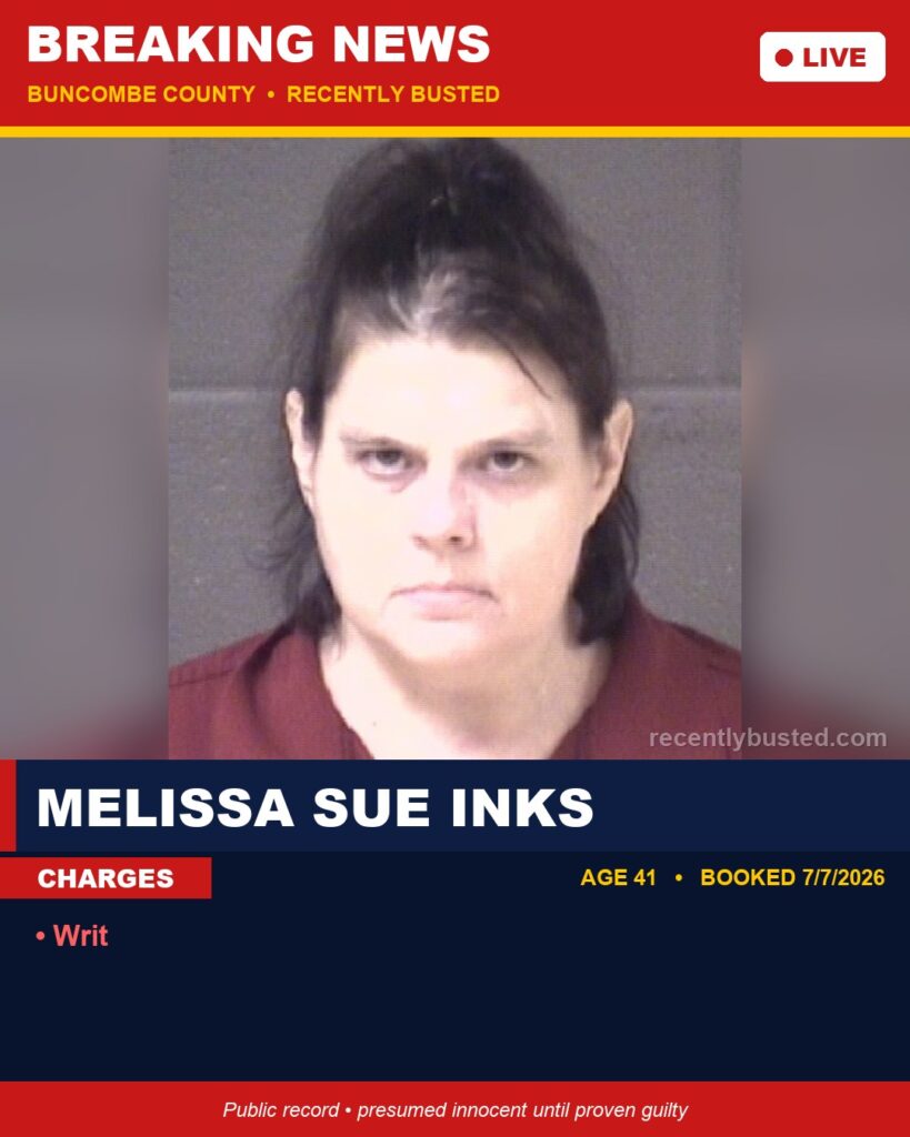 Booking photo of MELISSA SUE INKS