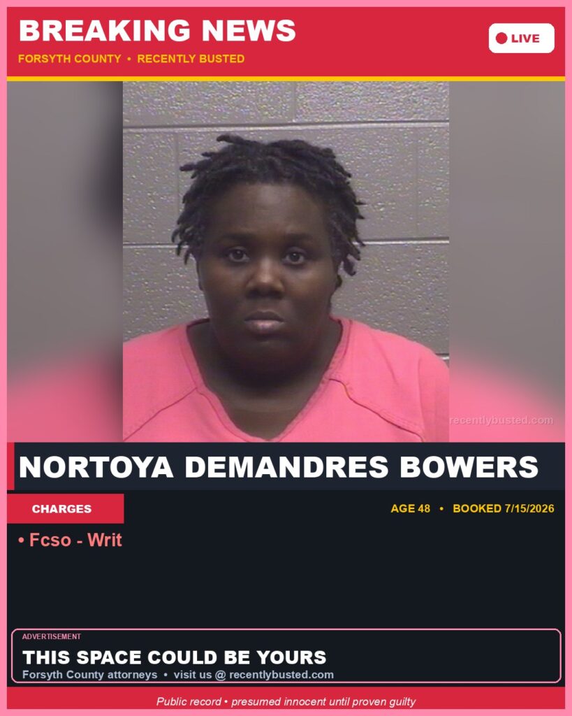 Booking photo of NORTOYA DEMANDRES BOWERS