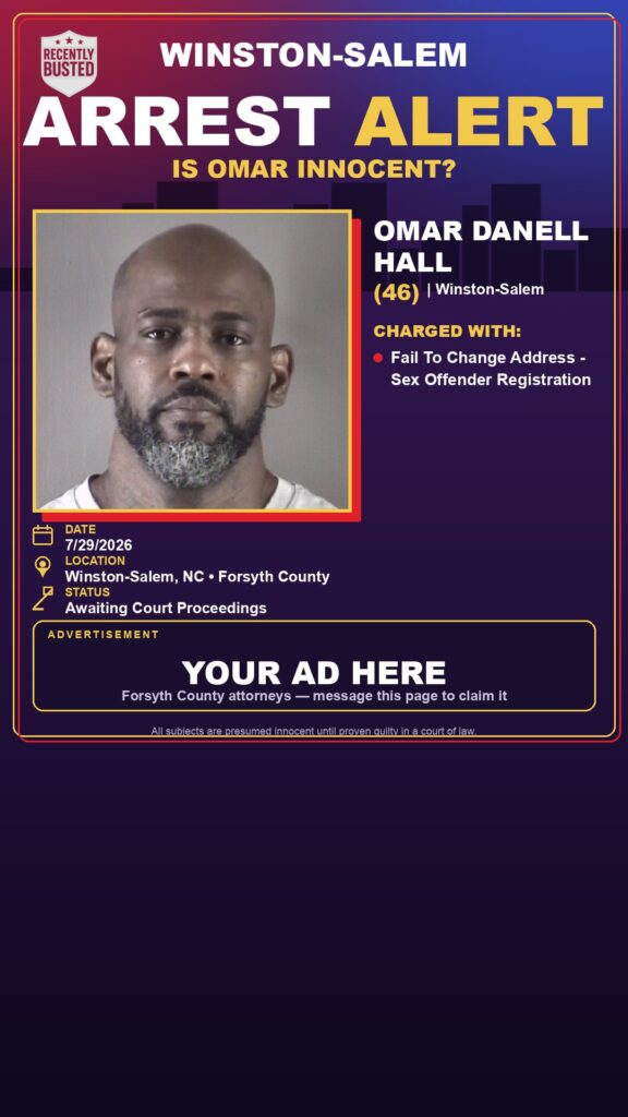 Arrest report - OMAR DANELL HALL