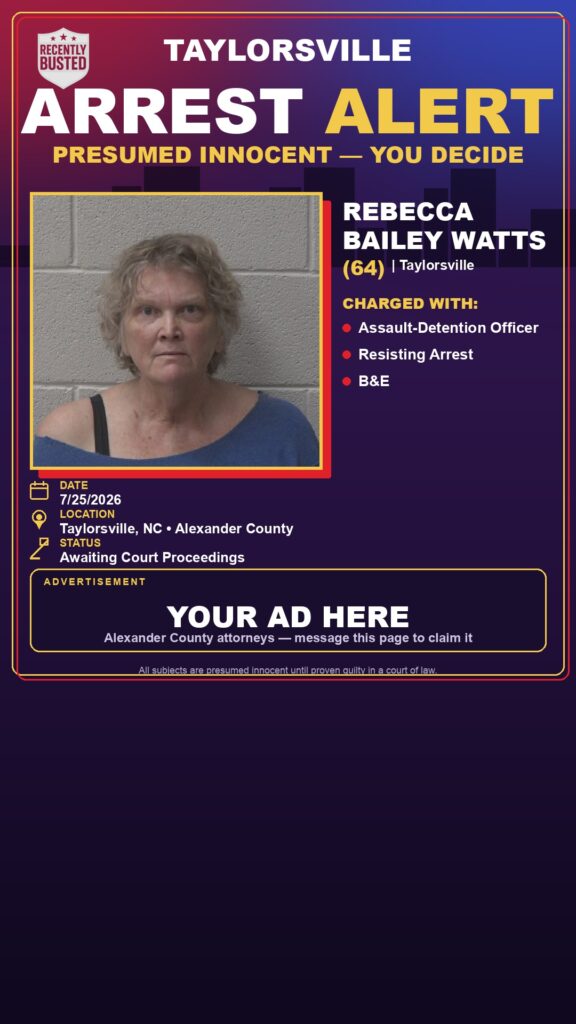 Booking photo of REBECCA BAILEY WATTS