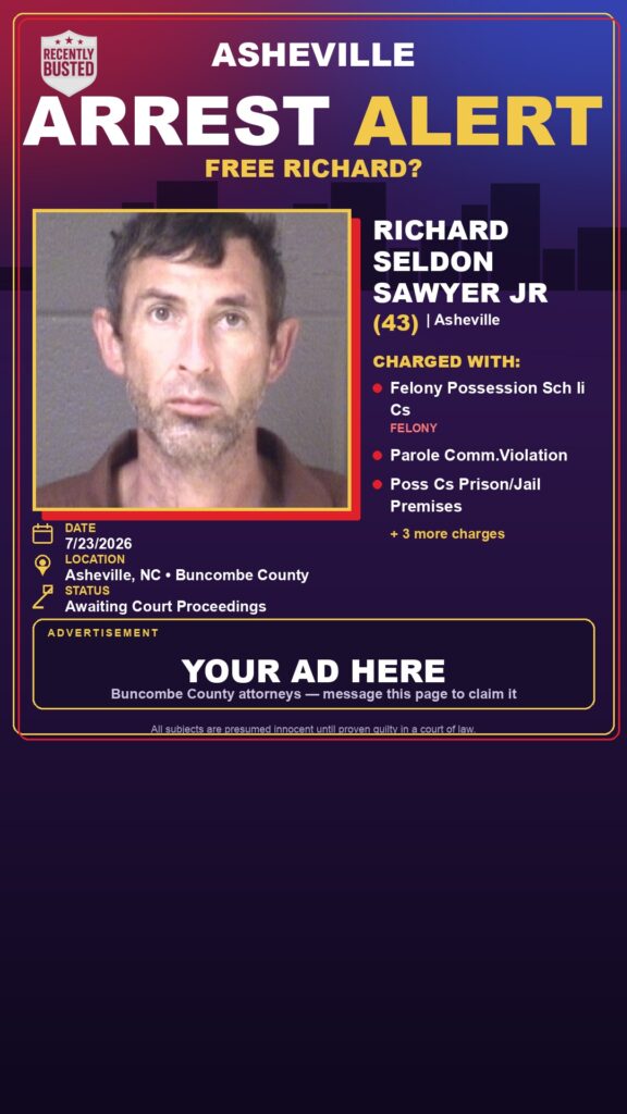 Booking photo of RICHARD SELDON SAWYER JR