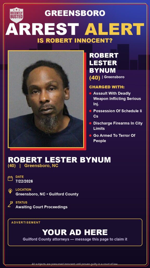 Booking photo of ROBERT LESTER BYNUM
