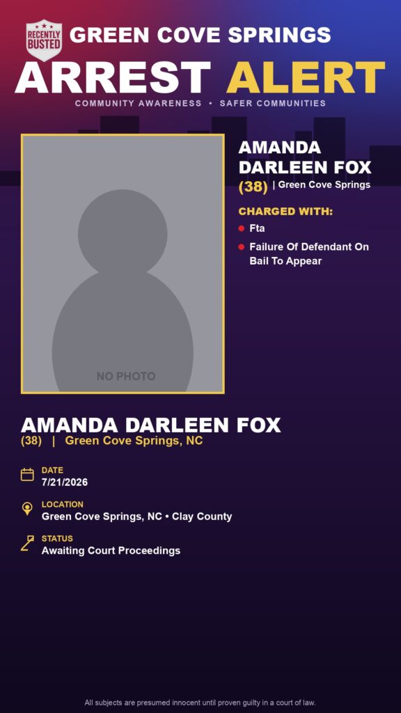 Booking photo of AMANDA DARLEEN FOX