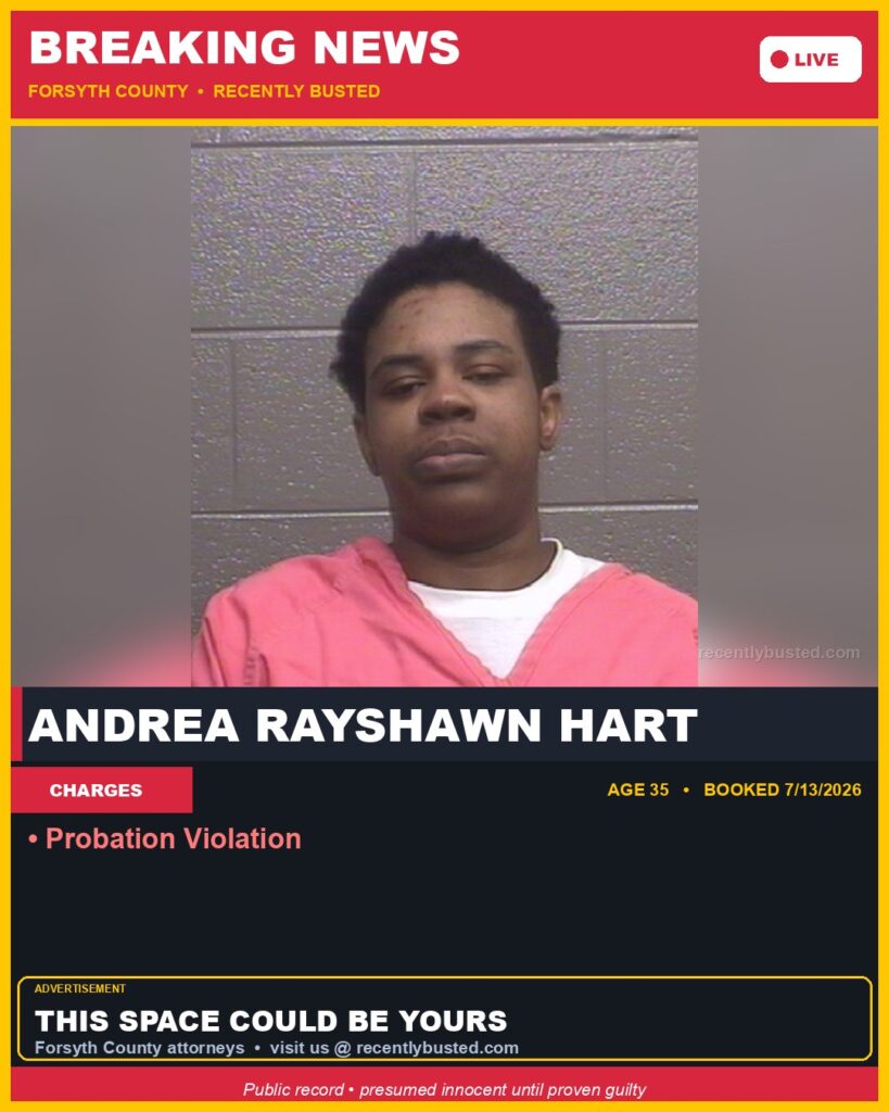 Booking photo of ANDREA RAYSHAWN HART
