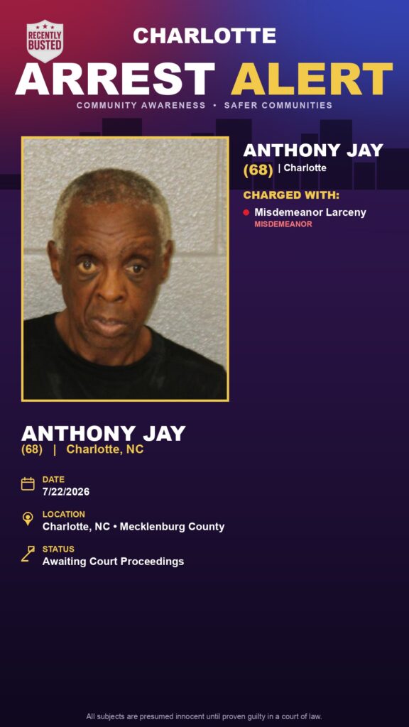 Booking photo of ANTHONY JAY