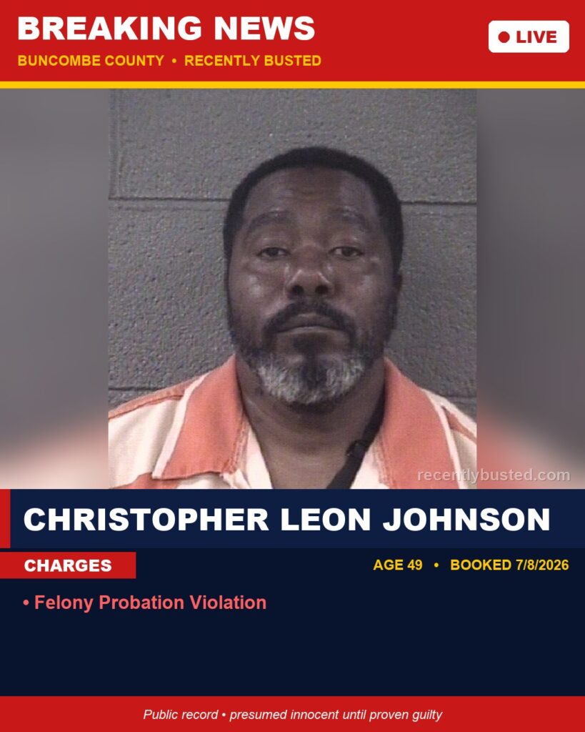 Booking photo of CHRISTOPHER LEON JOHNSON