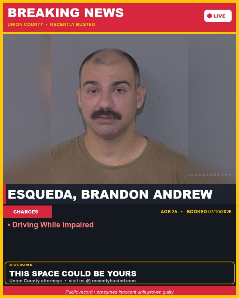 Booking photo of ESQUEDA, BRANDON ANDREW