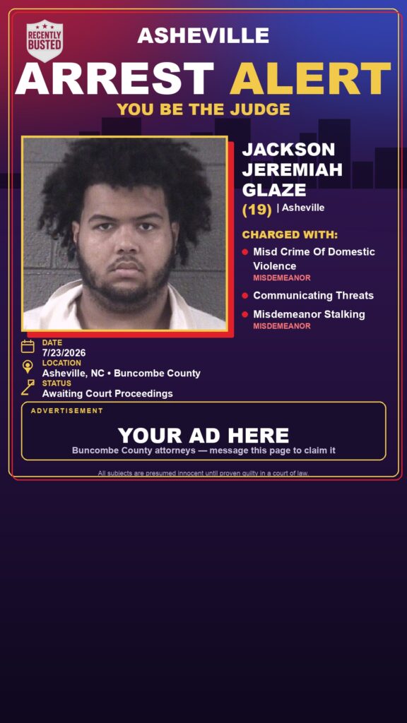 Booking photo of JACKSON JEREMIAH GLAZE