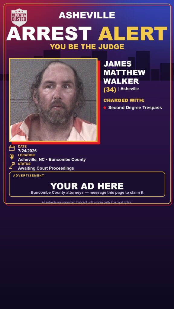Booking photo of JAMES MATTHEW WALKER