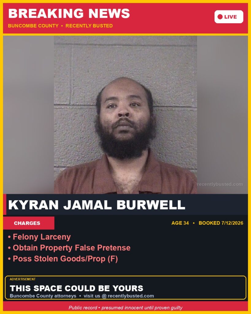 Booking photo of KYRAN JAMAL BURWELL
