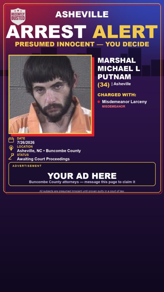 Booking photo of MARSHAL MICHAEL L PUTNAM