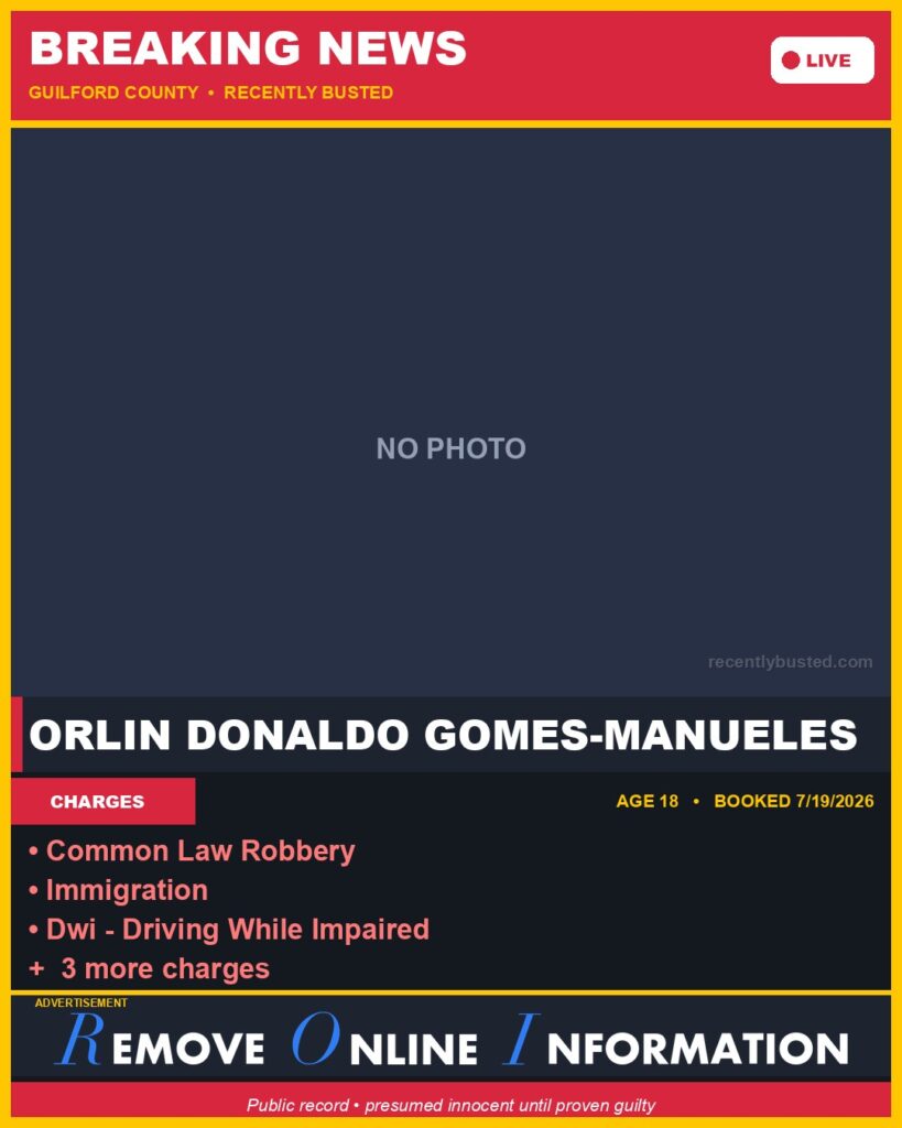 Booking photo of ORLIN DONALDO GOMES-MANUELES