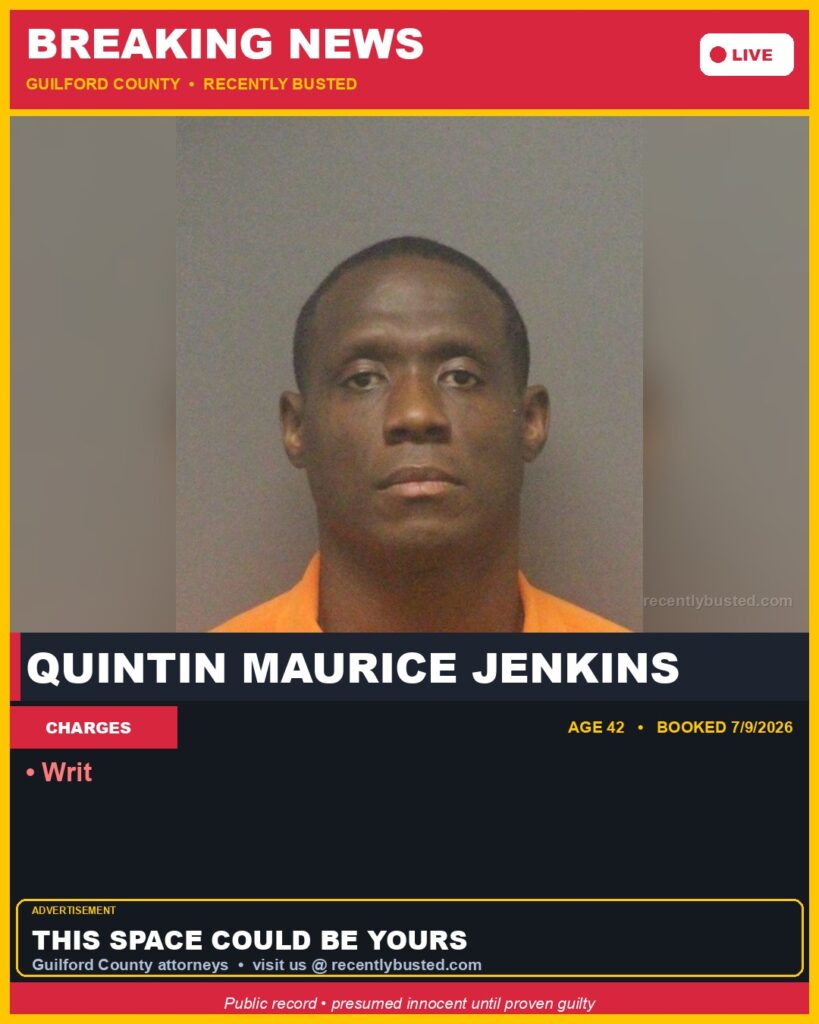 Booking photo of QUINTIN MAURICE JENKINS
