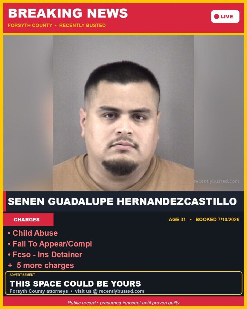 Booking photo of SENEN GUADALUPE HERNANDEZCASTILLO
