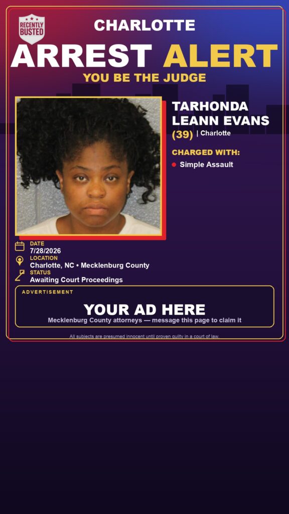Booking photo of TARHONDA LEANN EVANS