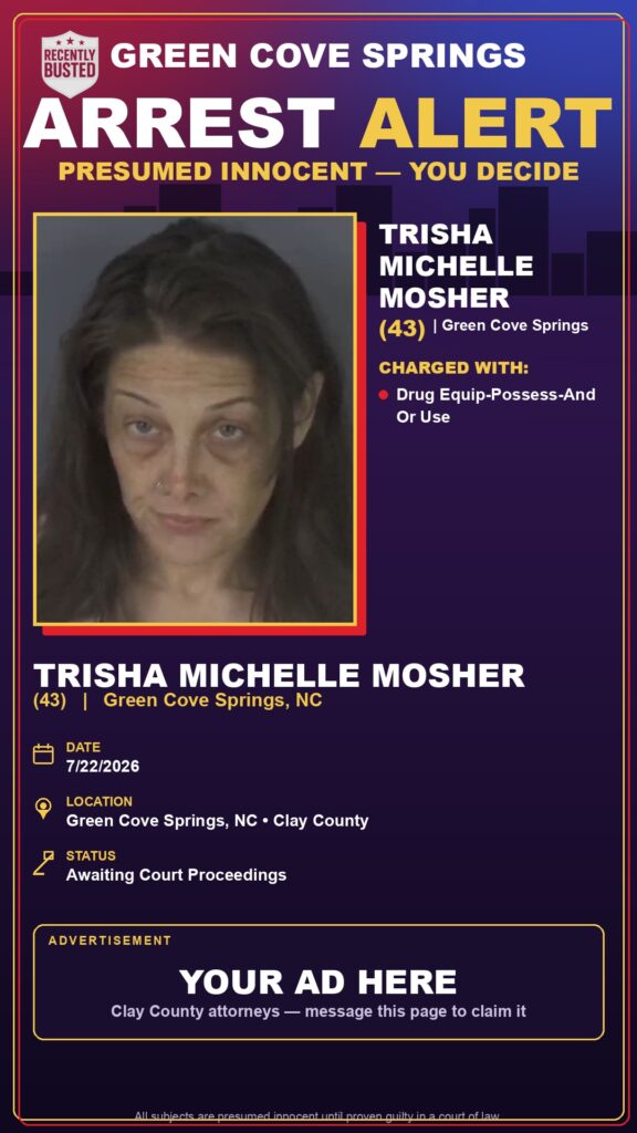 Booking photo of TRISHA MICHELLE MOSHER