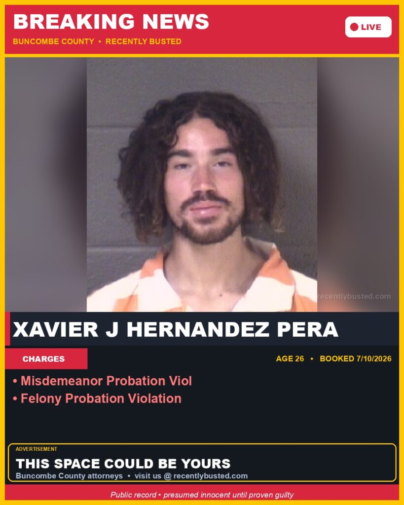 Booking photo of XAVIER J HERNANDEZ PERA