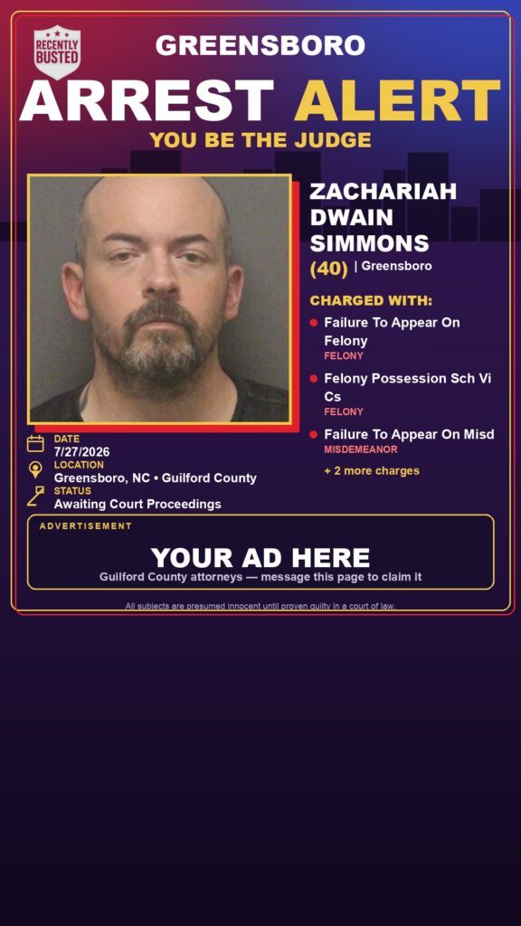 Booking photo of ZACHARIAH DWAIN SIMMONS