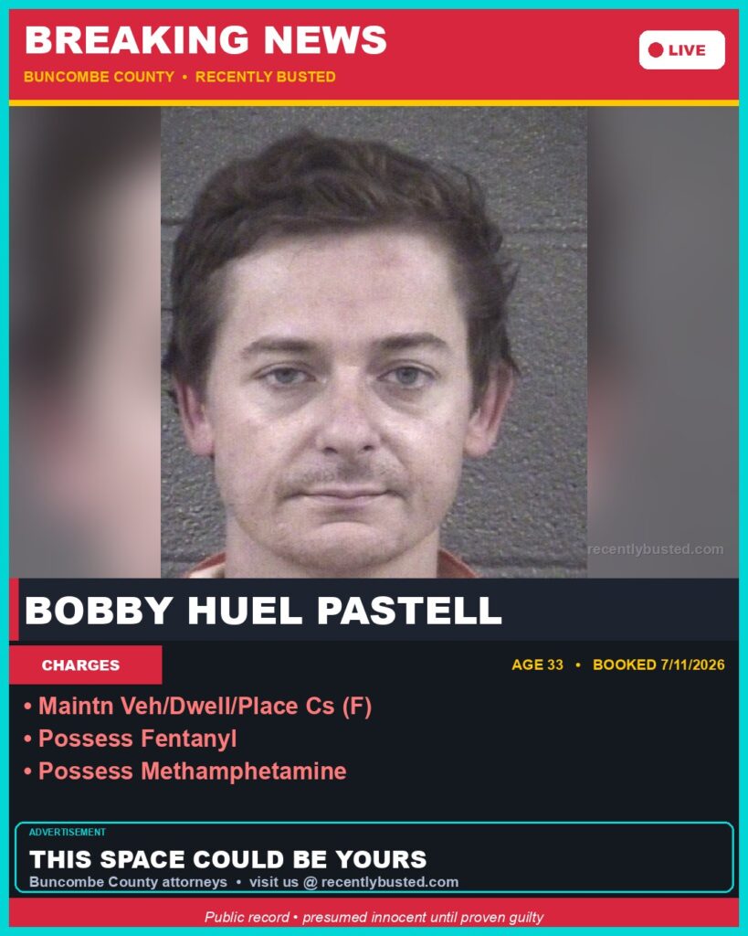 Booking photo of BOBBY HUEL PASTELL