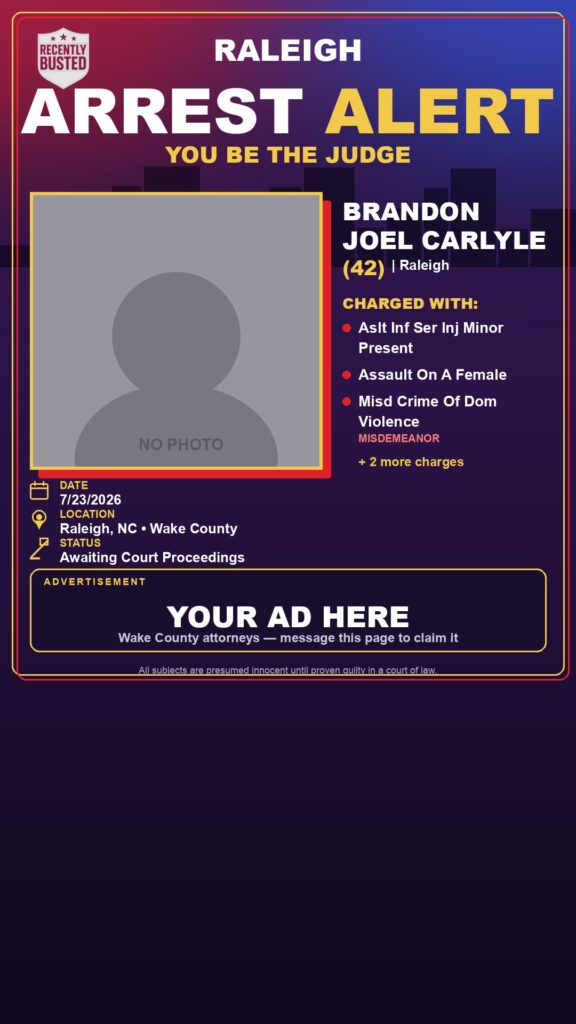 Booking photo of BRANDON JOEL CARLYLE