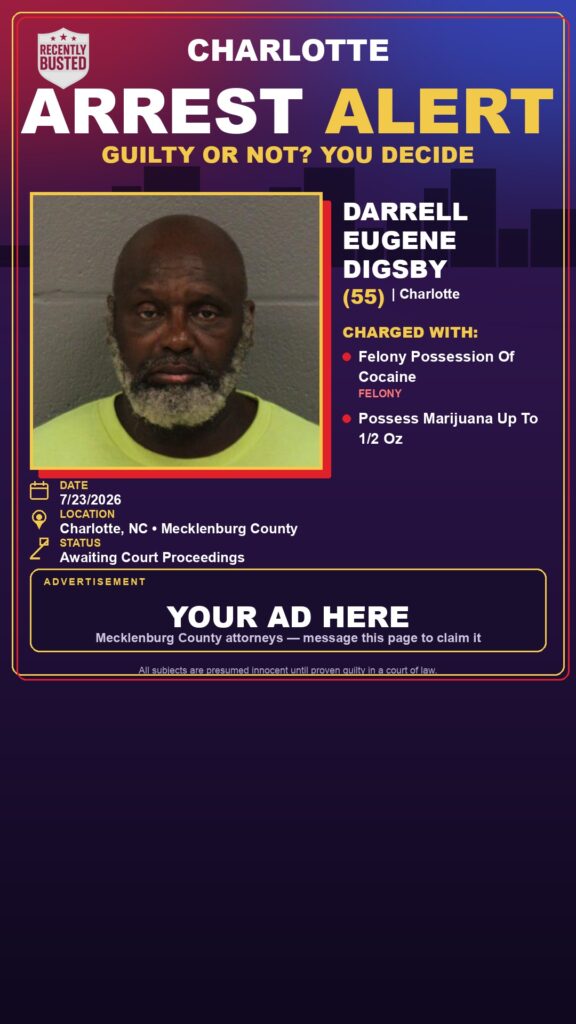Booking photo of DARRELL EUGENE DIGSBY