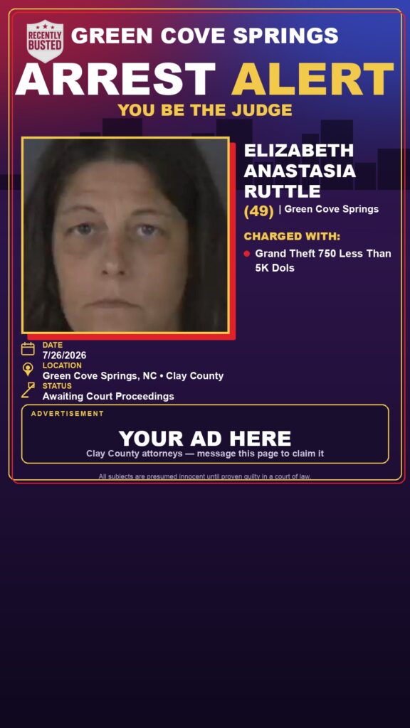 Booking photo of ELIZABETH ANASTASIA RUTTLE