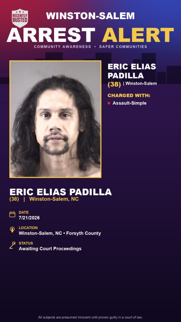 Booking photo of ERIC ELIAS PADILLA