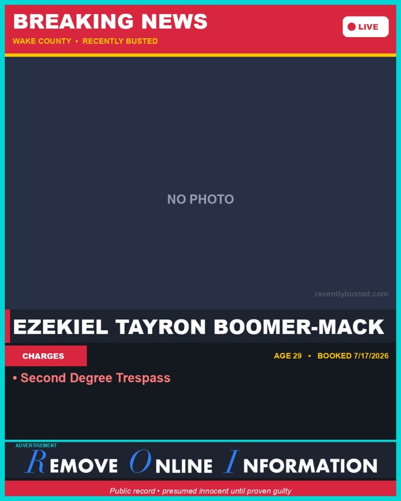 Booking photo of EZEKIEL TAYRON BOOMER-MACK