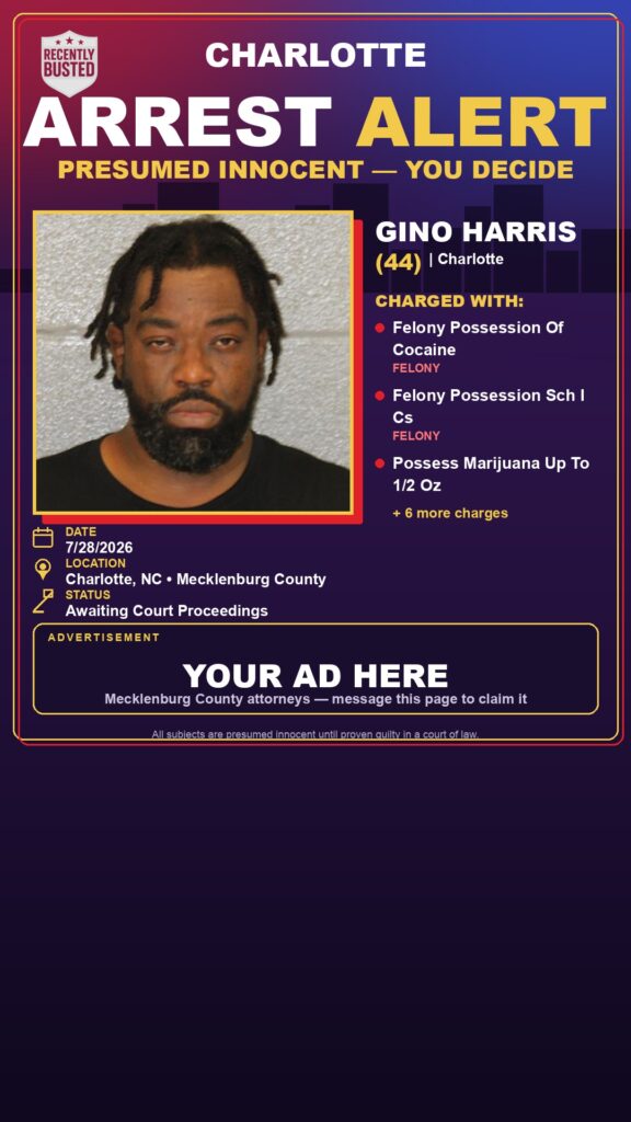 Booking photo of GINO HARRIS