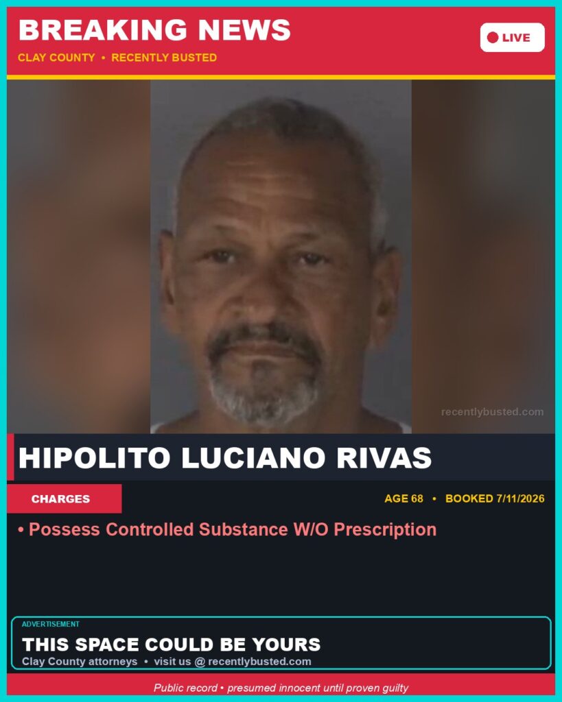 Booking photo of HIPOLITO LUCIANO RIVAS