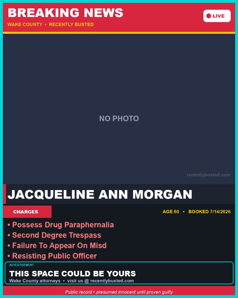 Booking photo of JACQUELINE ANN MORGAN