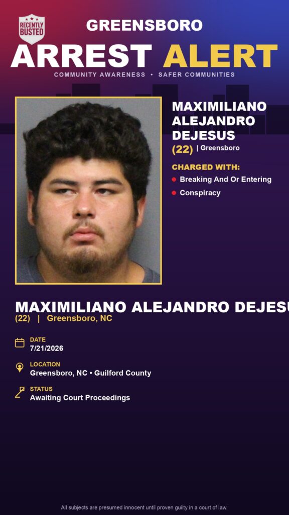 Booking photo of MAXIMILIANO ALEJANDRO DEJESUS