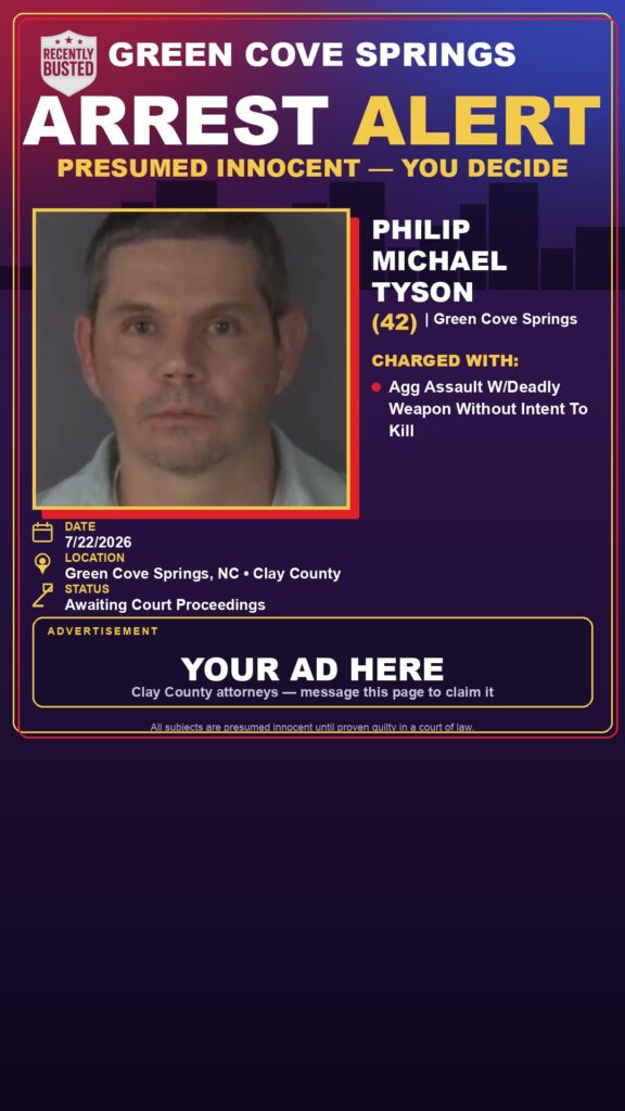 Booking photo of PHILIP MICHAEL TYSON
