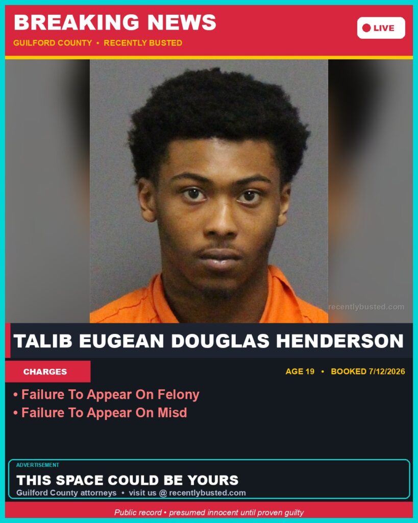 Booking photo of TALIB EUGEAN DOUGLAS HENDERSON