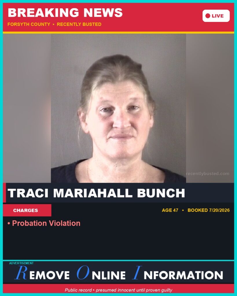 Booking photo of TRACI MARIAHALL BUNCH