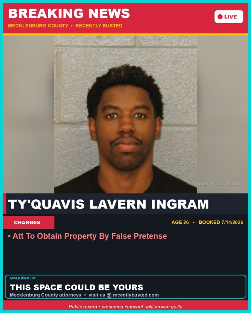 Booking photo of TY'QUAVIS LAVERN INGRAM