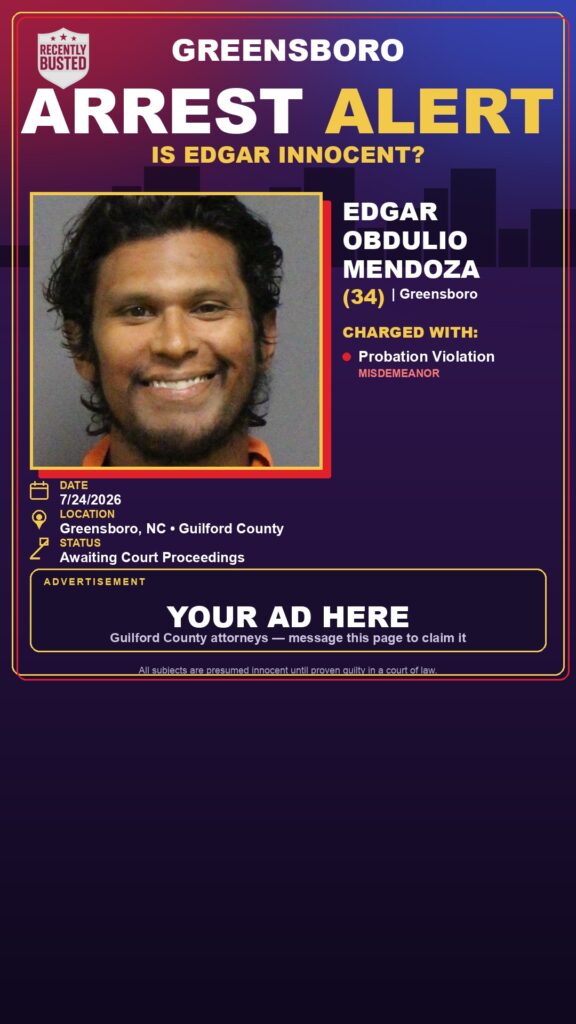 Booking photo of EDGAR OBDULIO MENDOZA