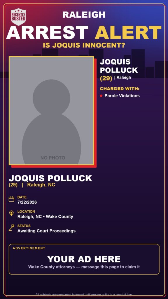 Booking photo of JOQUIS POLLUCK