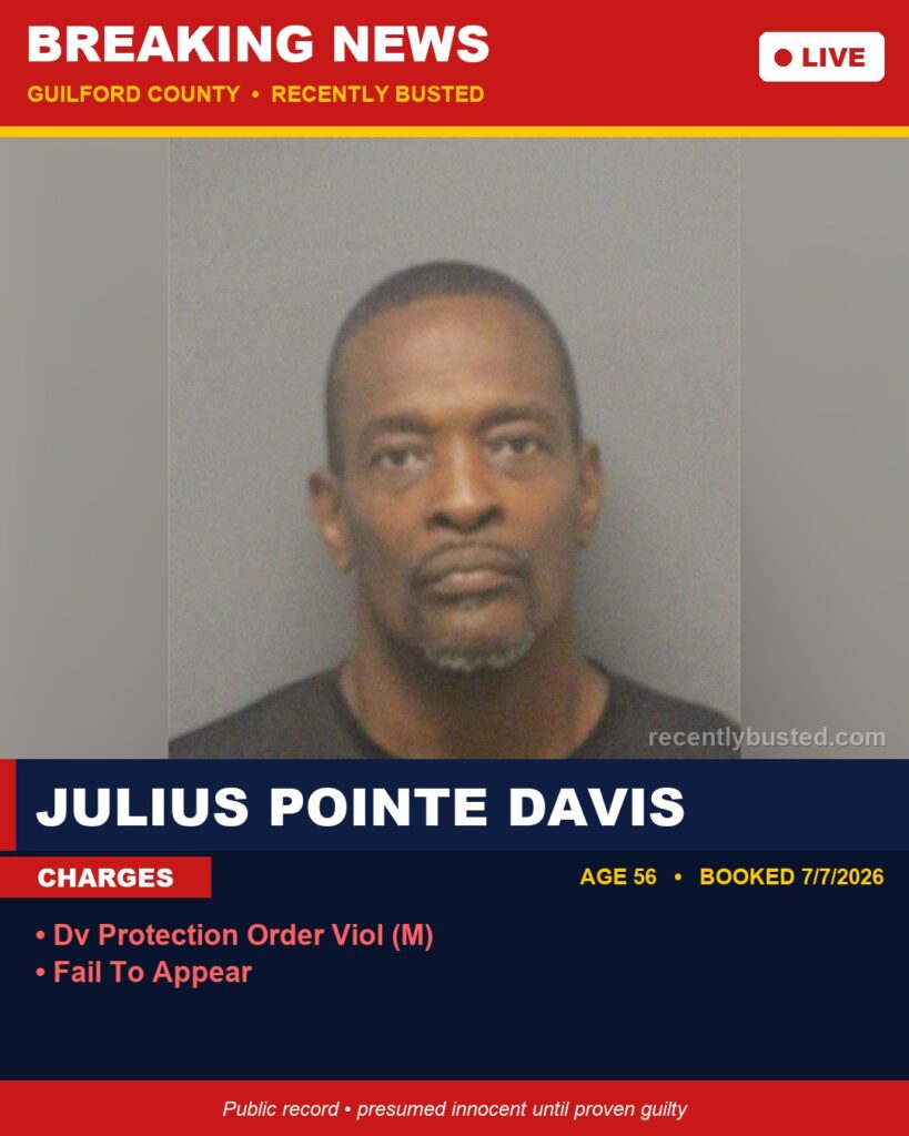 Booking photo of JULIUS POINTE DAVIS