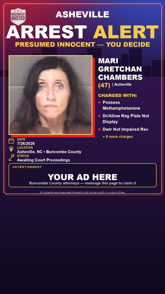Booking photo of MARI GRETCHAN CHAMBERS
