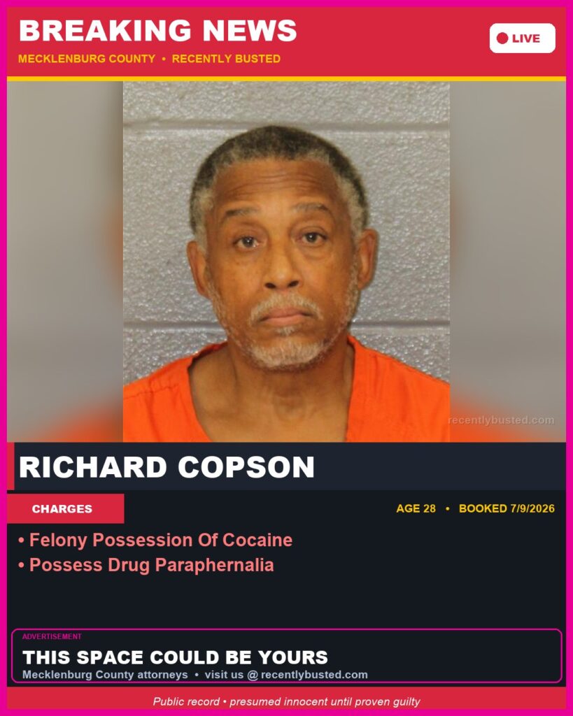 Booking photo of RICHARD COPSON
