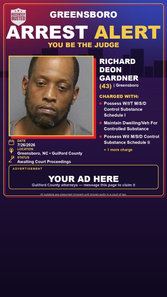 Booking photo of RICHARD DEON GARDNER