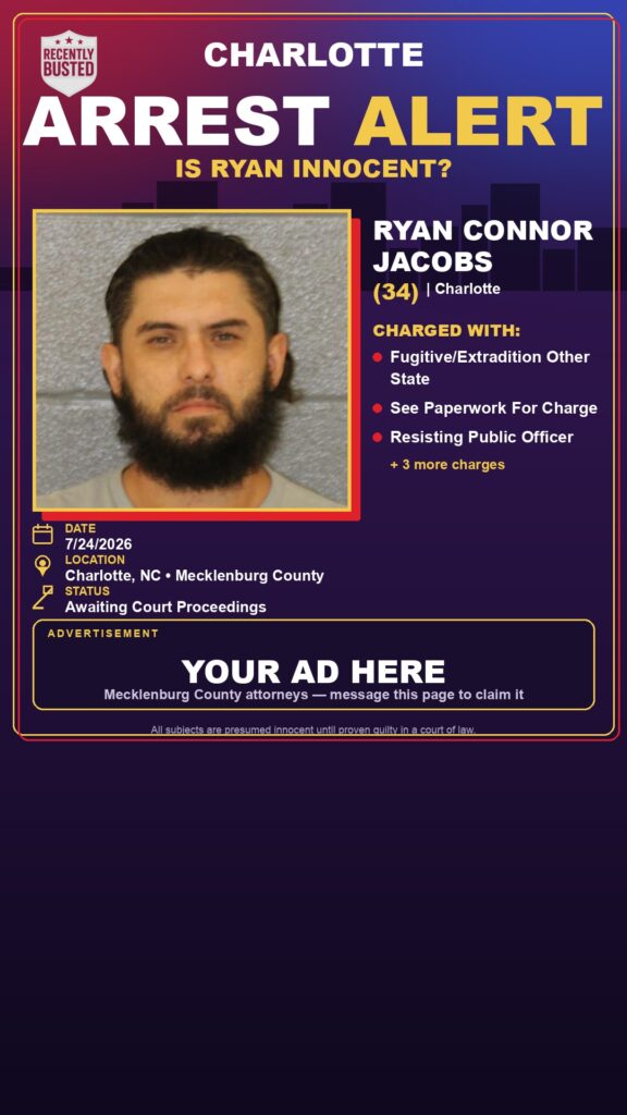Booking photo of RYAN CONNOR JACOBS