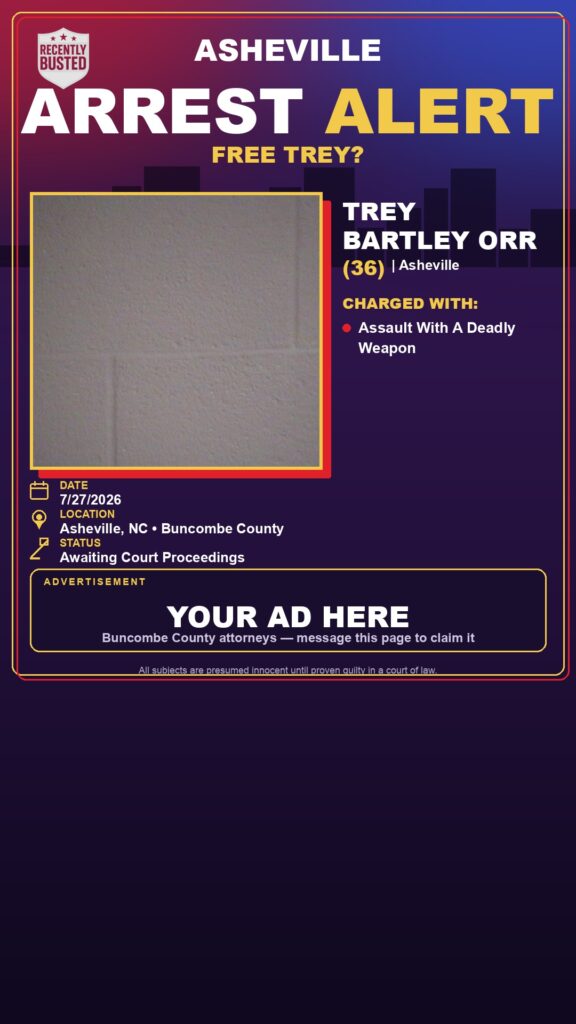 Booking photo of TREY BARTLEY ORR